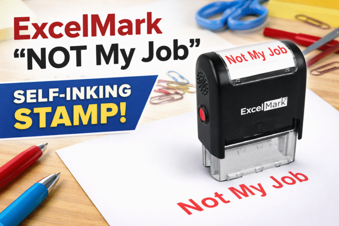Excelmark not my job stamp